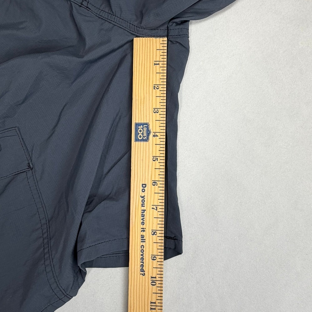 Wrangler ATG Peak Shorts Mens 32 Navy Nylon Ripstop Cargo Hiking Elastic Waist - Picture 9 of 9